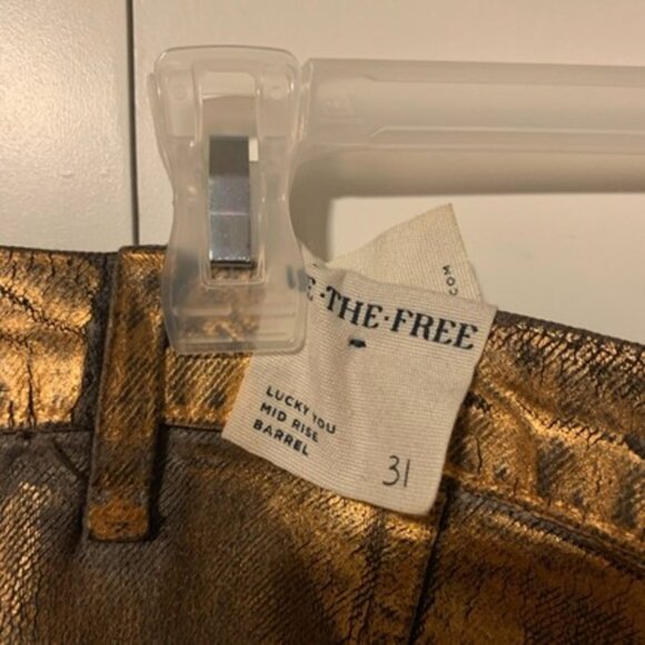 FREE PEOPLE BARREL JEANS 31 NWT - Picture 8 of 9